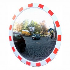 Сферическое зеркало дорожное со световозвращающей окантовкой Ø900 мм