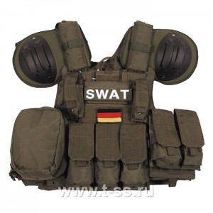 Жилет SWAT боевой быстросъемный олива