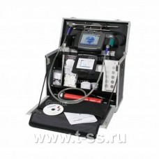 Профессиональный набор анализатора дымовых газов Wöhler A 600 Profiset с термопринтером для немедленной подготовки отчетов